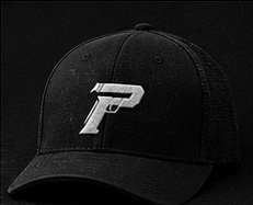 Black PCF hat with the original Pistol-P