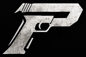 The original Pistol City Fitness primary mark